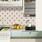 Square Peel and Stick Back Wall Plastic Single Tile Wallpaper with Non-Slip Surface