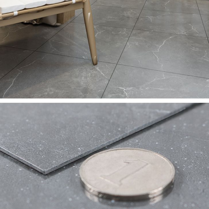 Peel and Stick Vinyl Floor Low Gloss Vinyl Floor with Marble Look