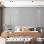 Classic simple wall covering for peeling off and attaching, stain-resistant for the living room