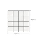 Peel and Stick Subway Tiles Waterproof Plastic Tile Rectangular Peel & Stick Tile for the Kitchen