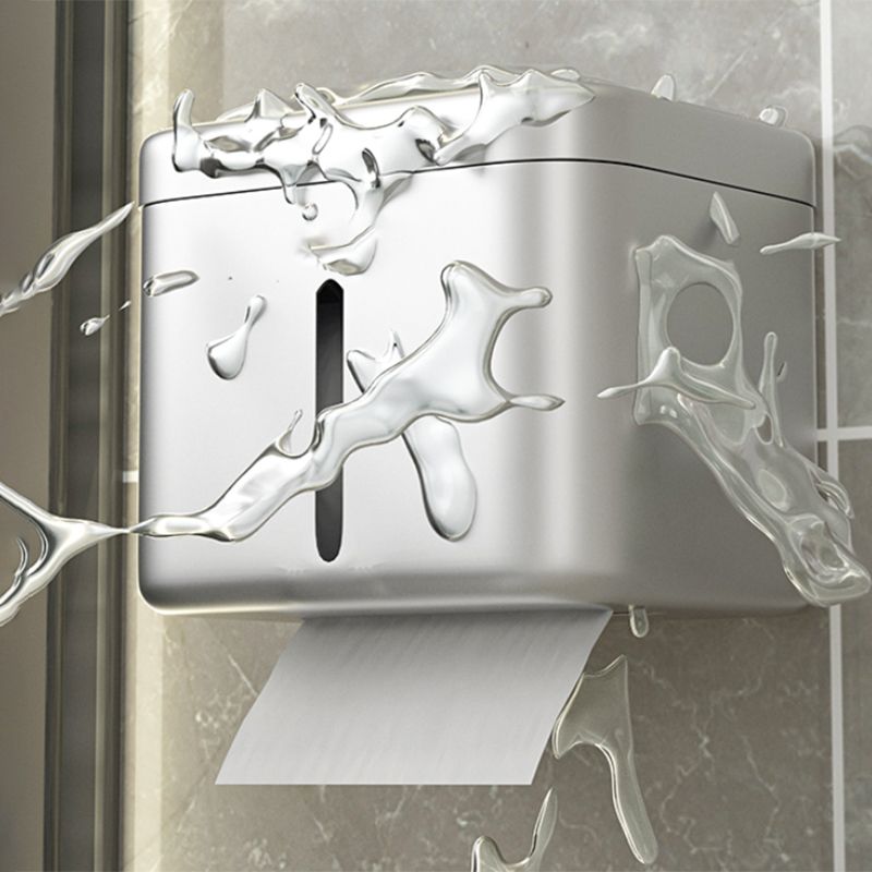 Modern Bathroom Accessories Set Silver Bathroom Shelf Towel Holder Bathroom Accessories Kit