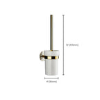 Metal Simple Bathroom Accessories as a Single Piece or in a Set in Gold