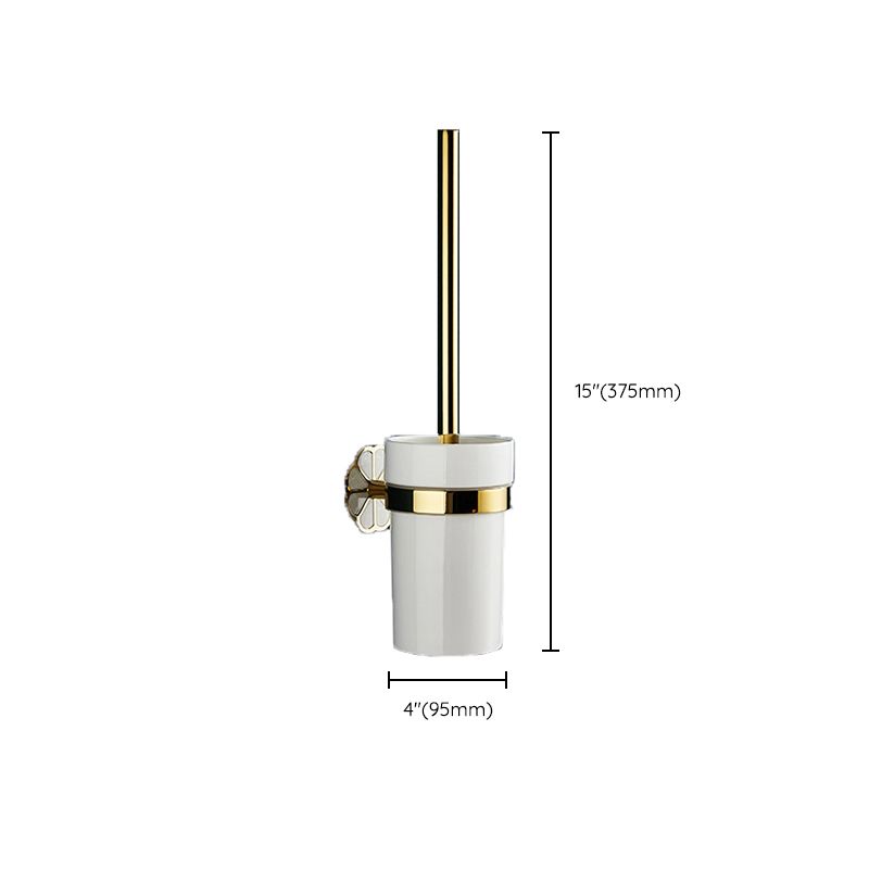 Metal Simple Bathroom Accessories as a Single Piece or in a Set in Gold