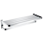 Polished Chrome Modern Bathroom Accessory Set made of Stainless Steel Towel Holder/Soap Dish