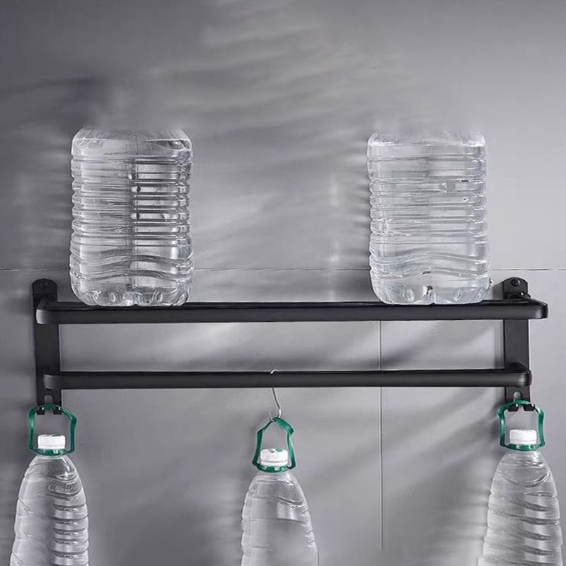 Modern Bathroom Accessory Set Black Soap Dish Bath Shelf Bathroom Set