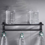 Modern Bathroom Accessory Set Black Soap Dish Bath Shelf Bathroom Set