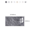 5 Pack 12" X 23" PVC Peel & Stick Subway Tiles Rectangular Kitchen and Bathroom Backsplash
