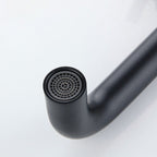 Wall-mounted faucet single lever mixer basin faucet for the bathroom