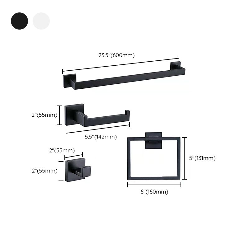 Stainless Steel Bathroom Accessories Single Piece or in Set Modern Bathroom Set