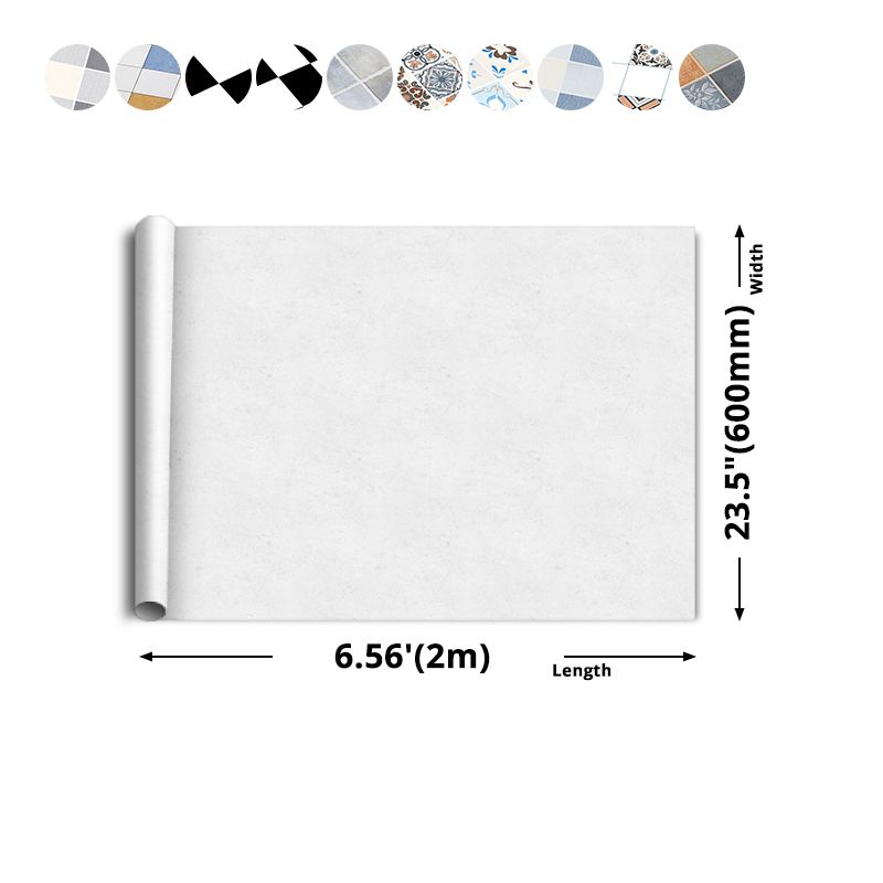 Modern Vinyl Plank Flooring Self-Adhesive Grid Pattern PVC Flooring