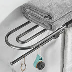 Modern Silver Bathroom Accessories As Individual Piece Or In Set With Towel Bar