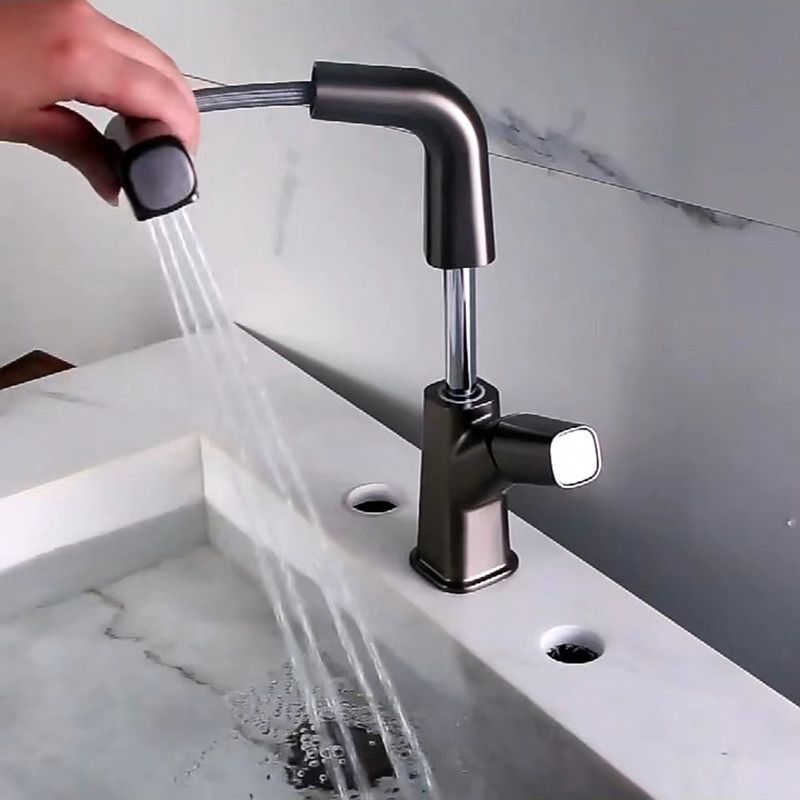 Single-Lever Faucet Contemporary Style Basin Faucet for Bathroom