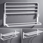 White Bathroom Accessories Hardware Set Modern Bathroom Accessories Set, Towel Holder