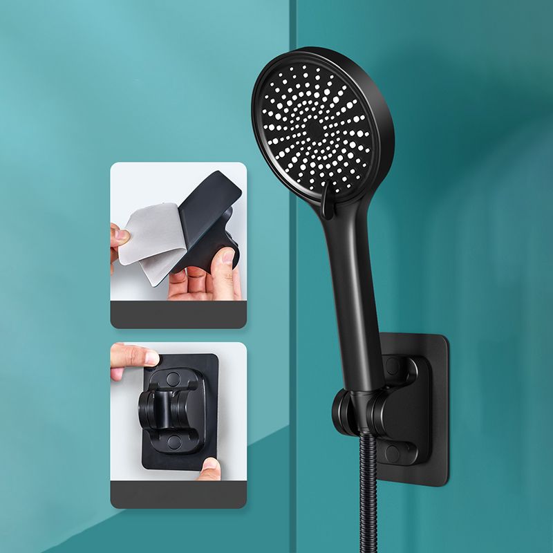 Contemporary Round Shower Head Pure Color Handheld Shower