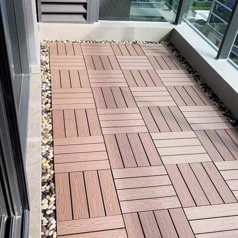 Connectable terrace tiles composite terrace tiles for outdoor use