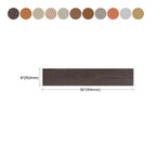 Square Edge Vinyl Floor Living Rooms PVC Flooring with Peel & Stick