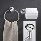Traditional 2-piece bathroom hardware set towel ring/paper holder