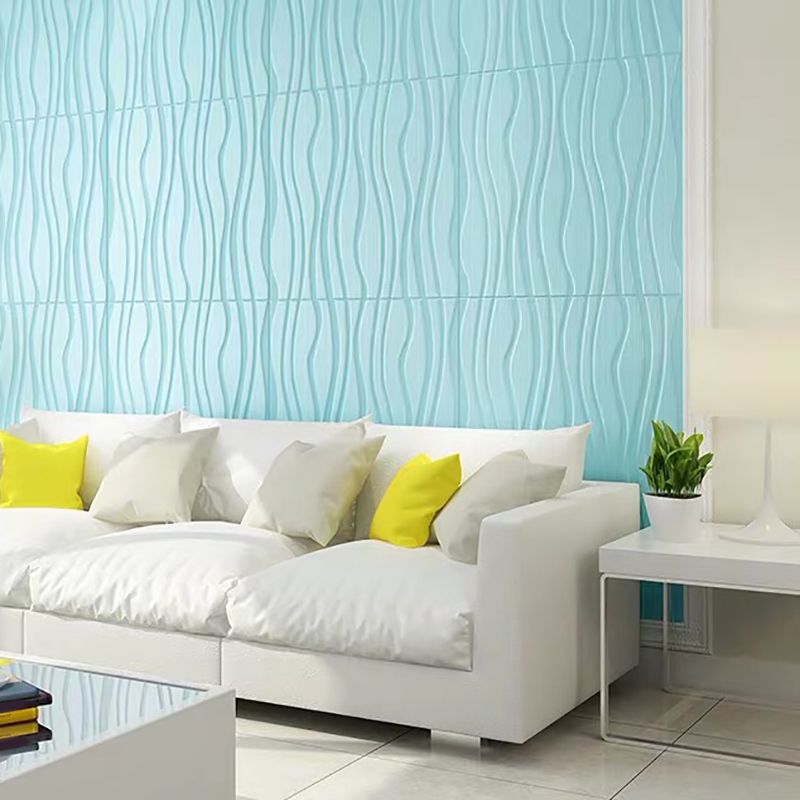 Back Wall Panels 3D Embossing Peel and Stick Wall Covering for the Living Room