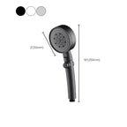Plastic Hand Shower Wall Mounted Shower Head with Adjustable Spray Pattern