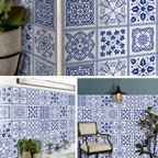 Square Peel & Stick Mosaic Tile PVC Waterproof Mosaic Tiles Wallpaper