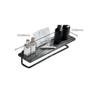 Metal and marble bathroom accessories as a single piece or as a set in black