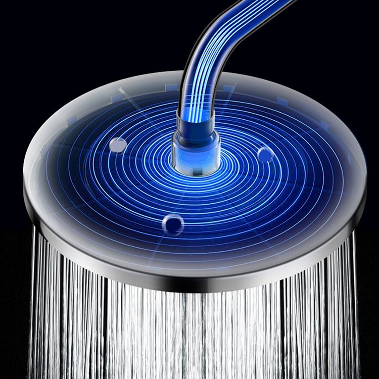 Metal Shower Head Combo Contemporary Round Fixed Shower Head for the Bathroom
