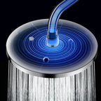 Metal Shower Head Combo Contemporary Round Fixed Shower Head for the Bathroom