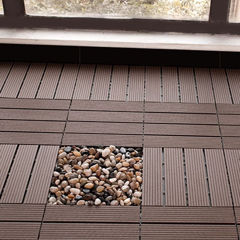 Traditional Floor Tiles Solid Color Click-Lock Flooring Tiles