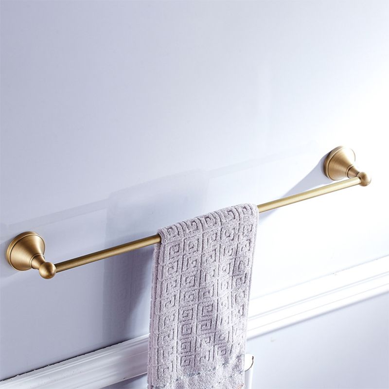 Metal Bathroom Set 4-Piece Traditional Style Gold Bathroom Hardware Set