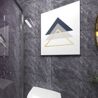 Wall floor tile imitation marble paste waterproof floor tile wallpaper