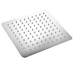 Contemporary Shower Combination Dual Shower Head Ceiling Mounted Metal Square Shower Head