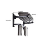 Modern Bathroom Accessory Set Black Soap Dish Bath Shelf Bathroom Set