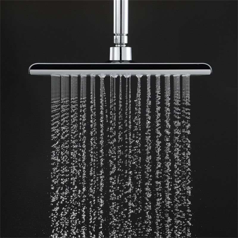 Rectangular Fixed Shower Head Traditional Ceiling Mounted Shower Head
