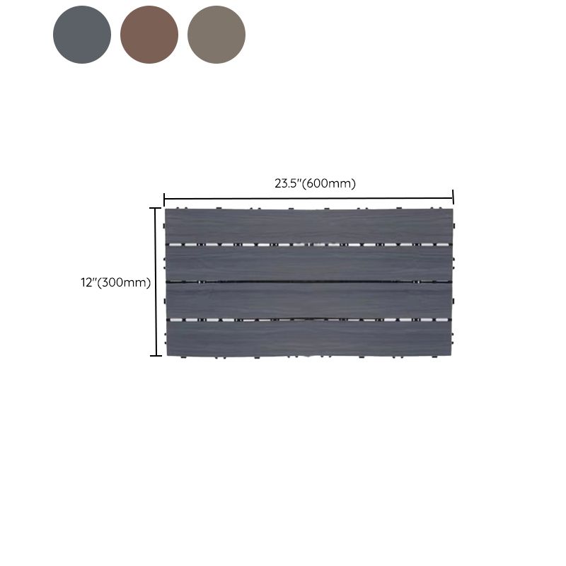 Outdoor Ground Board Strips Composite Waterproof Square Deck Board