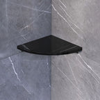 3-piece modern bathroom accessory set marble and metal bathroom shelf
