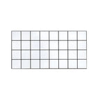 PVC Rectangular 12" X 23" 5-Pack Peel & Stick Mosaic Tile Kitchen and Bathroom Backsplash