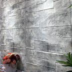 Industrial Wall Plank 3D Brick Bathroom Living Room Wall Panel Set of 1