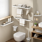 Modern Bathroom Accessories Set Paper Holder Bathroom Shelf Bathroom Accessories Kit