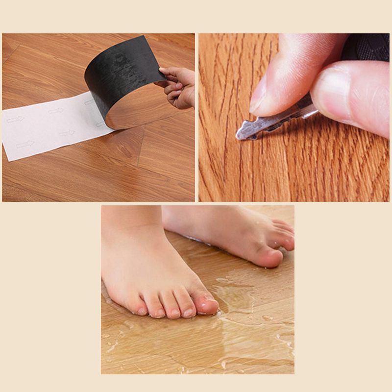 Modern Style Square PVC Flooring Waterproof Peel and Stick Vinyl Flooring