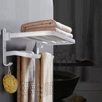 White Bathroom Accessories Hardware Set Modern Bathroom Accessories Set, Towel Holder