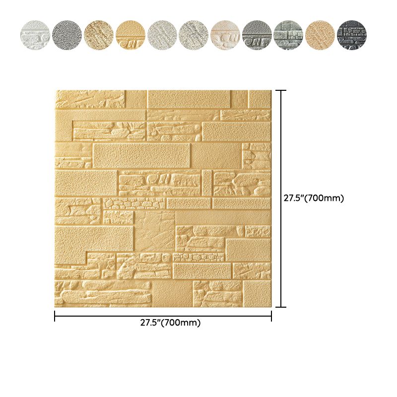 Modern PVC Cladding Smooth Wall Interior 3D Living Room Plank Set of 1