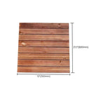 Outdoor Deck Board Wood Square Stripes Composite Flooring Terrace