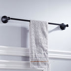 Metal Bathroom Set 4-piece Traditional Style Black Bathroom Accessory Set