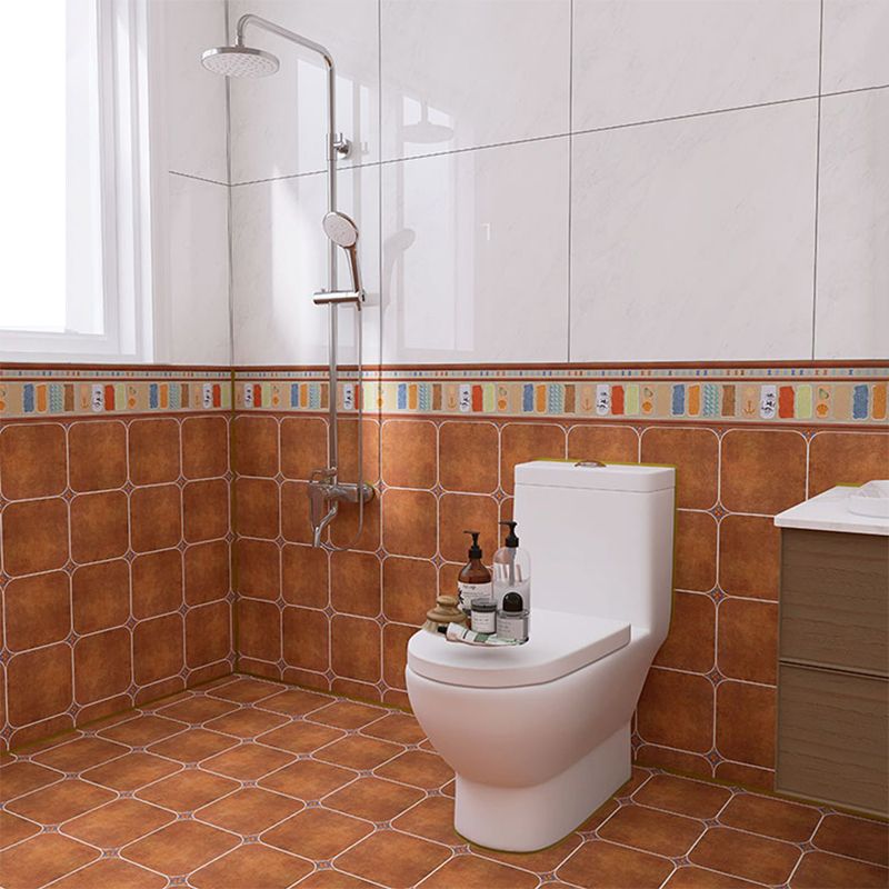 Peel and Stick PVC Flooring Matt Vinyl Floor with Square Edge