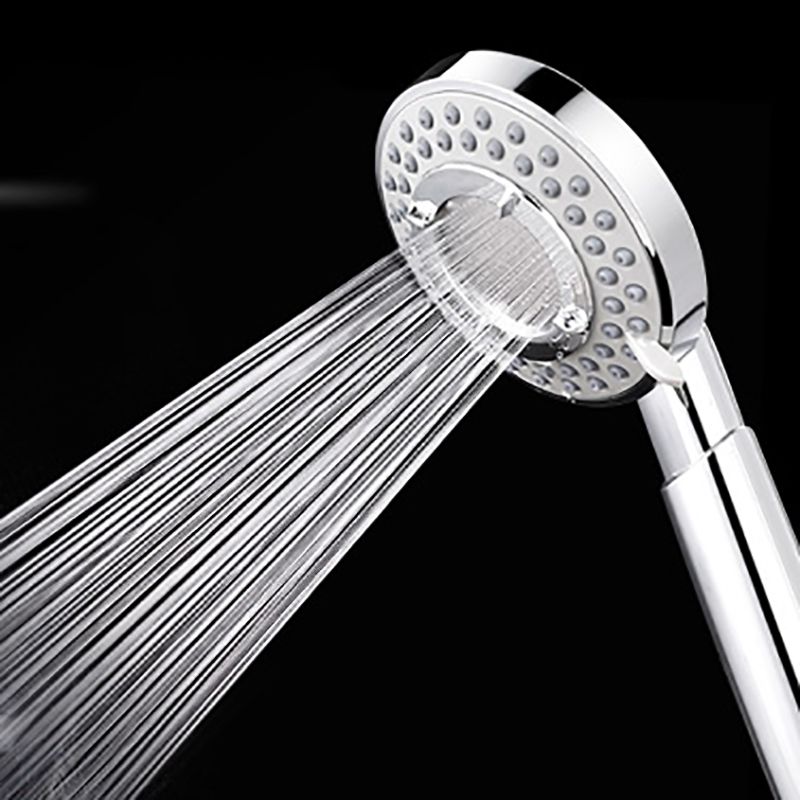 Modern Showerhead Adjustable Spray Pattern Round Showerhead