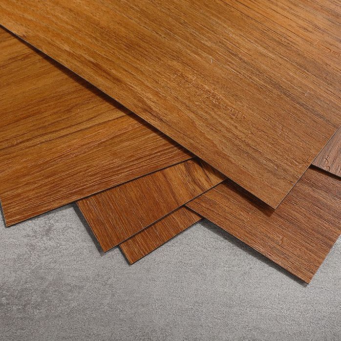 Modern Vinyl Floor Planks Self-Adhesive Wood Look Embossed PVC Flooring