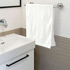 Metal Simple Bathroom Accessories as a Single Piece or in a Set in Silver