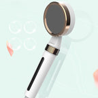 Modern Plastic Showerhead Water Filtration Round Hand Shower
