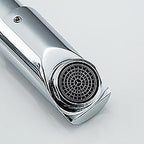 Modern Style Bathroom Faucet Dual Handle Faucet Swivel Spout Faucet
