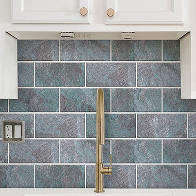 Modern Peel & Stick Subway Tiles PVC Wallpaper for Kitchen Backsplash